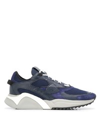 Chaussures de sport bleu marine Philippe Model Paris