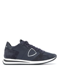 Chaussures de sport bleu marine Philippe Model Paris