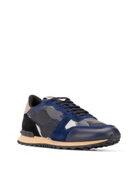 Chaussures de sport bleu marine Valentino Garavani