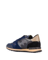 Chaussures de sport bleu marine Valentino Garavani