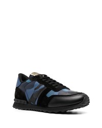 Chaussures de sport bleu marine Valentino Garavani