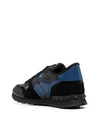 Chaussures de sport bleu marine Valentino Garavani