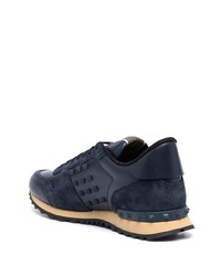 Chaussures de sport bleu marine Valentino Garavani