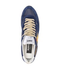 Chaussures de sport bleu marine Golden Goose