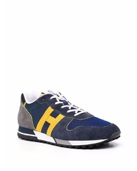 Chaussures de sport bleu marine Hogan