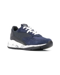 Chaussures de sport bleu marine White Premiata