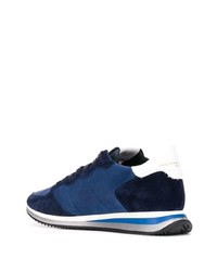 Chaussures de sport bleu marine Philippe Model Paris