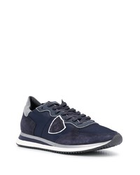 Chaussures de sport bleu marine Philippe Model Paris