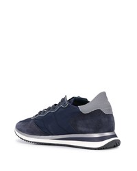 Chaussures de sport bleu marine Philippe Model Paris