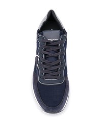 Chaussures de sport bleu marine Philippe Model Paris