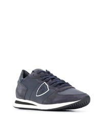 Chaussures de sport bleu marine Philippe Model Paris