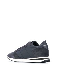 Chaussures de sport bleu marine Philippe Model Paris