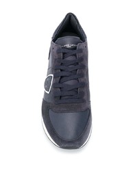 Chaussures de sport bleu marine Philippe Model Paris