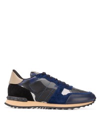 Chaussures de sport bleu marine Valentino Garavani