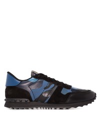 Chaussures de sport bleu marine Valentino Garavani