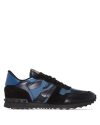 Chaussures de sport bleu marine Valentino Garavani