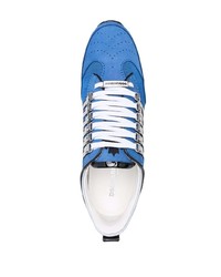 Chaussures de sport bleues DSQUARED2