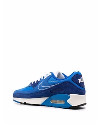 Chaussures de sport bleues Nike