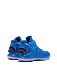 Chaussures de sport bleues Jordan