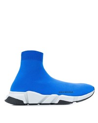 Chaussures de sport bleues Balenciaga