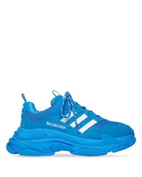 Chaussures de sport bleues Balenciaga