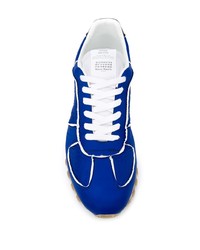 Chaussures de sport bleues Maison Margiela