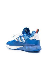 Chaussures de sport bleues adidas