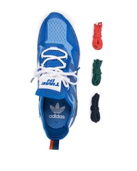 Chaussures de sport bleues adidas