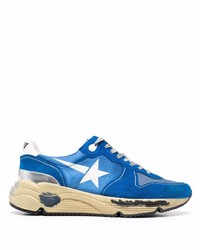 Chaussures de sport bleues Golden Goose