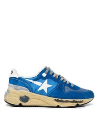 Chaussures de sport bleues Golden Goose