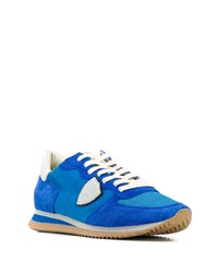 Chaussures de sport bleues Philippe Model Paris