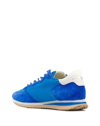 Chaussures de sport bleues Philippe Model Paris