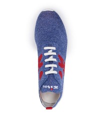 Chaussures de sport bleues Kiton