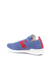 Chaussures de sport bleues Kiton