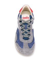 Chaussures de sport bleues Diadora