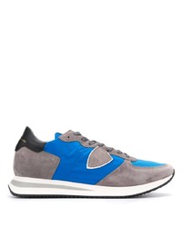 Chaussures de sport bleues Philippe Model Paris