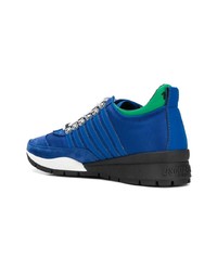 Chaussures de sport bleues DSQUARED2