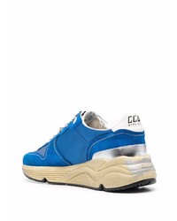 Chaussures de sport bleues Golden Goose