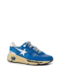 Chaussures de sport bleues Golden Goose