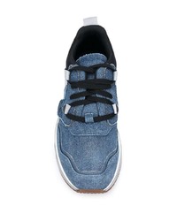 Chaussures de sport bleues Diesel