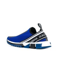 Chaussures de sport bleues Dolce & Gabbana