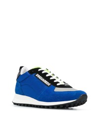Chaussures de sport bleues DSQUARED2