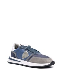 Chaussures de sport bleues Philippe Model Paris