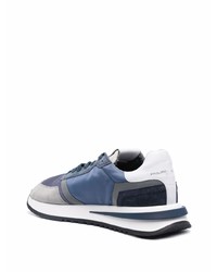 Chaussures de sport bleues Philippe Model Paris