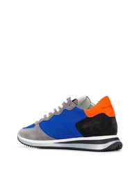 Chaussures de sport bleues Philippe Model Paris