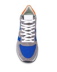 Chaussures de sport bleues Philippe Model Paris