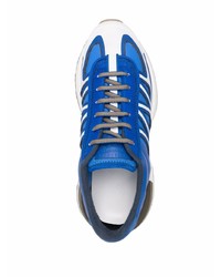 Chaussures de sport bleues Maison Margiela