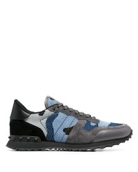 Chaussures de sport bleues Valentino Garavani