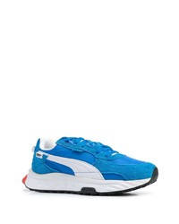 Chaussures de sport bleues Puma