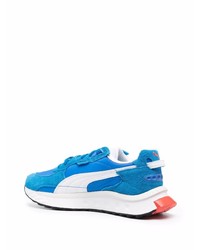 Chaussures de sport bleues Puma